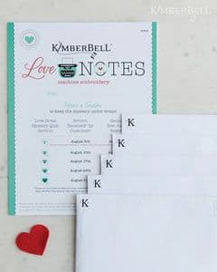 Kimberbell Love Notes Machine Embroidery — image 1