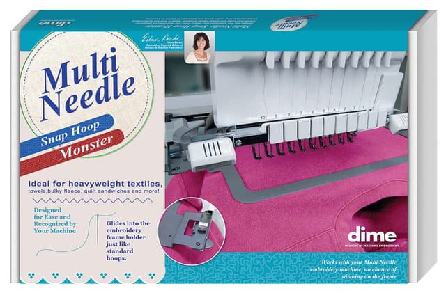 Dime Snap Hoop Monster Multi Needle 8x12