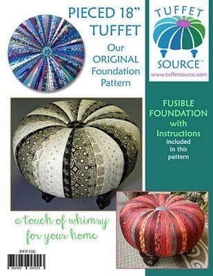 Pieced 18” Tuffet Foundation with Instructions