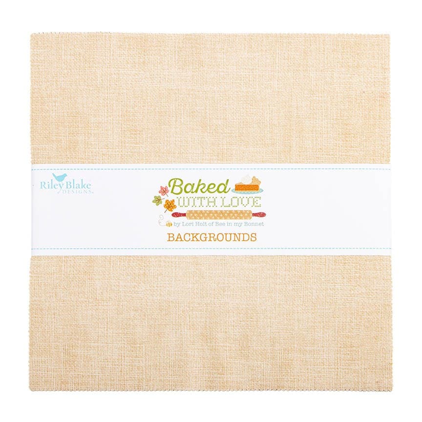 Lori Holt Baked With Love Backgrounds 10″ Stacker (42 pcs) — image 1