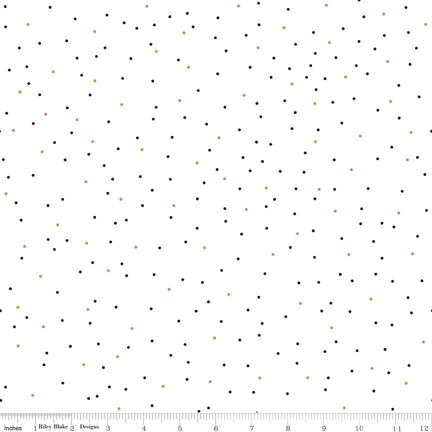 Riley Blake Pin Dot — Halloween