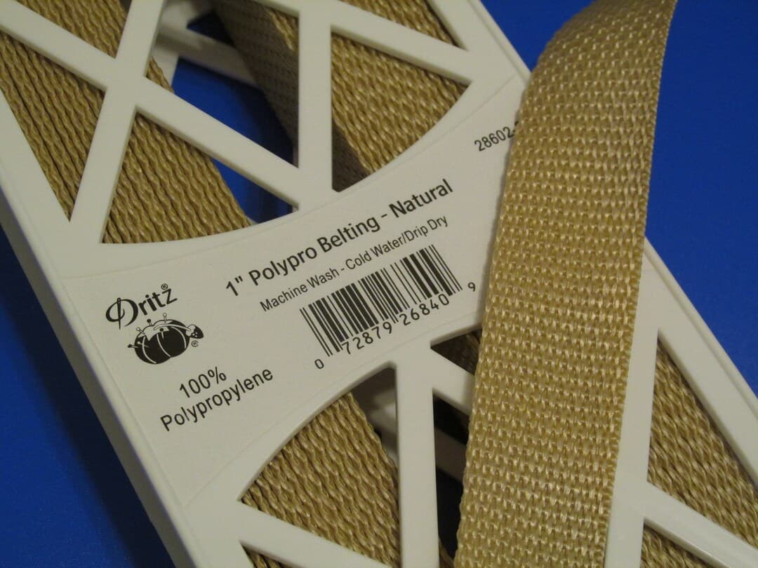 Dritz Polypro Belting - Natural - By The Yard — image 4