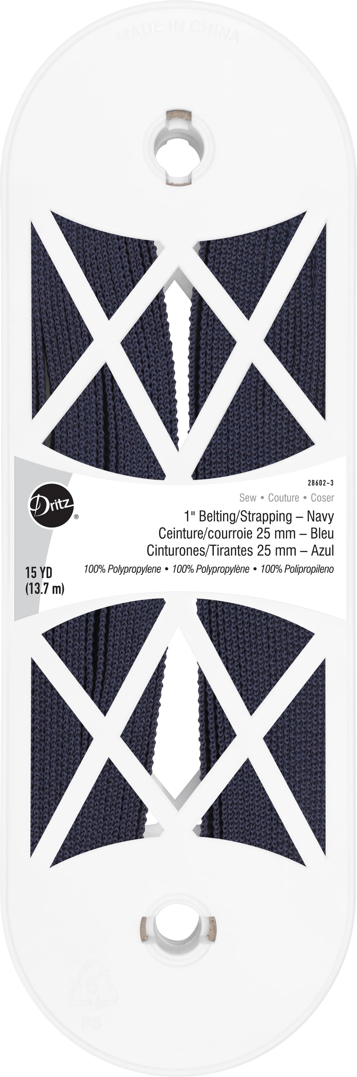 Dritz Polypro Belting - Navy By The Yard — image 7