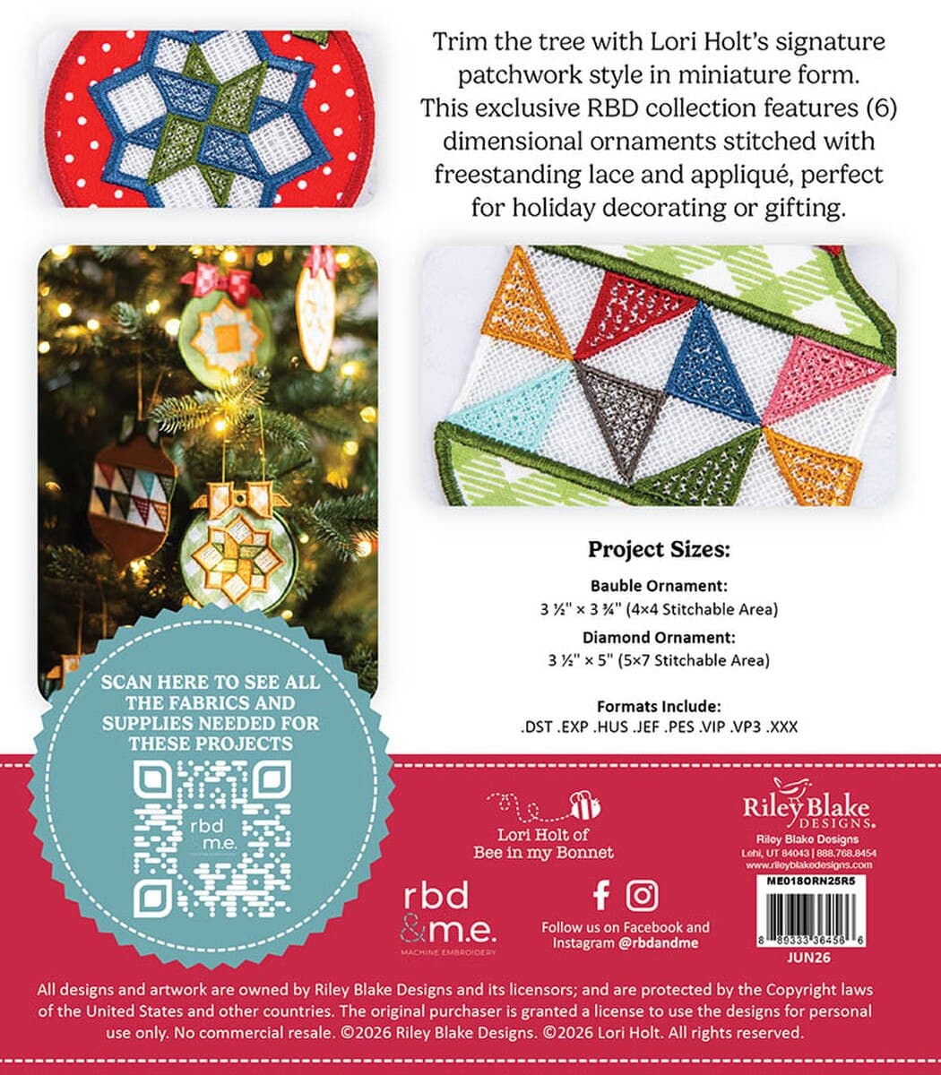 Home Town Holiday Patchwork Ornaments — image 3
