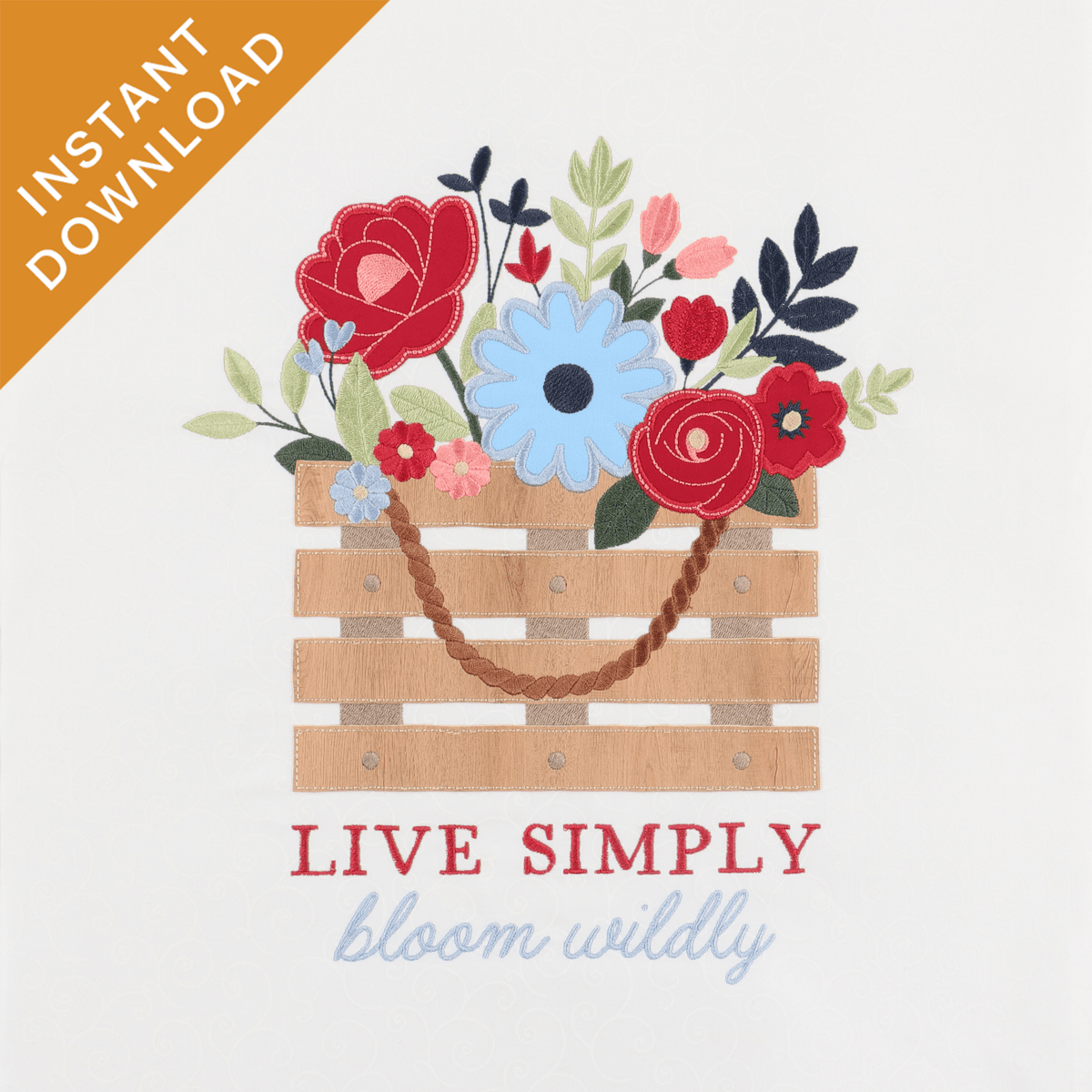 Kimberbell Country Blooms Applique Large Scale Design — image 9