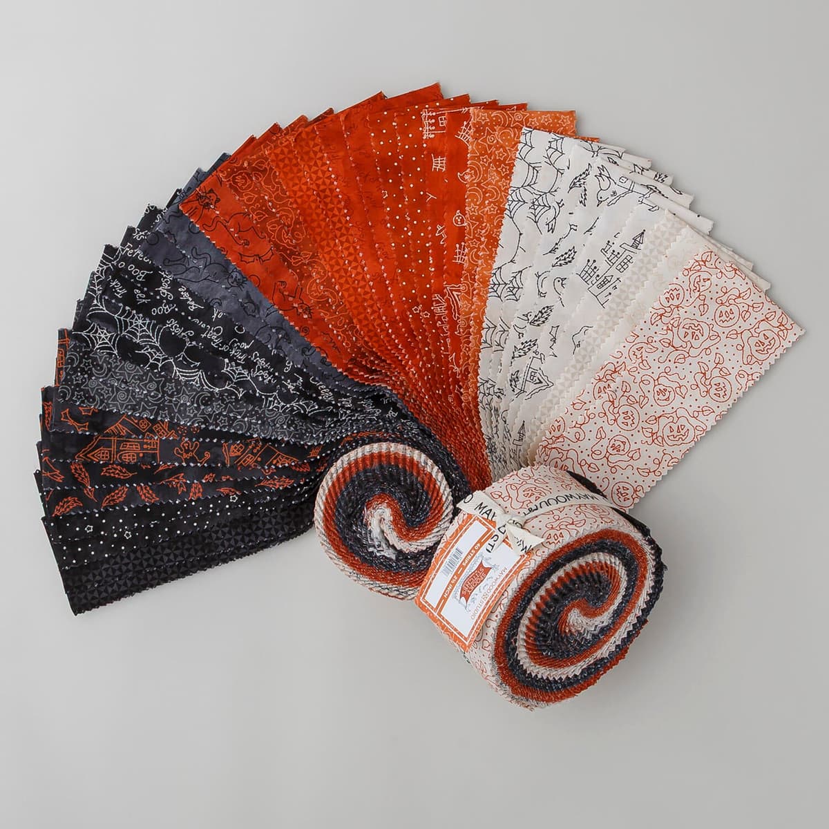 Maywood Studio Spooky Stitches 2.5 inch Strips — image 1