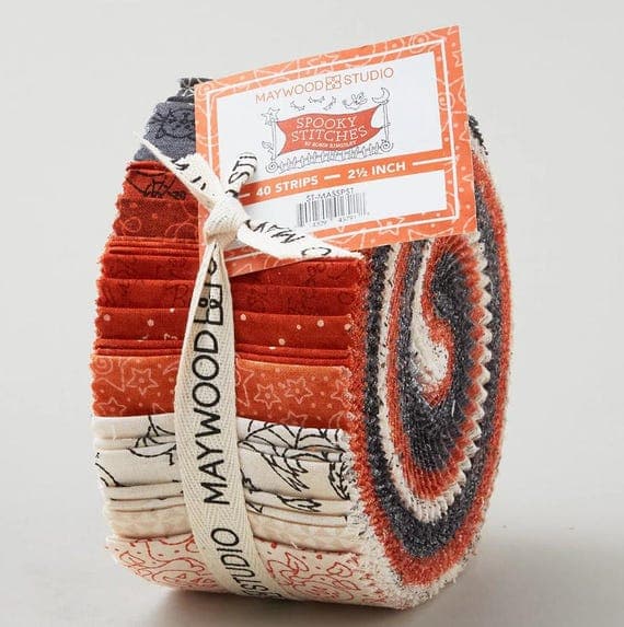 Maywood Studio Spooky Stitches 2.5 inch Strips — image 2