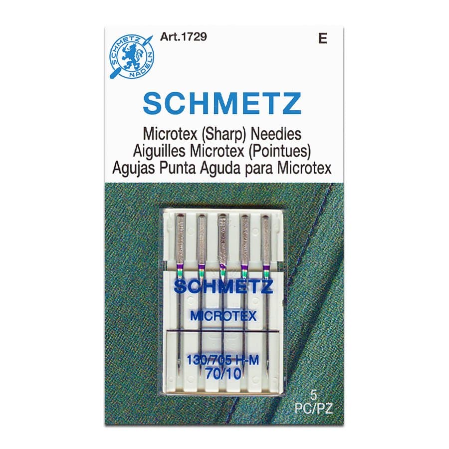 Schmetz Microtex Sharp Needles - 70/10 — image 1