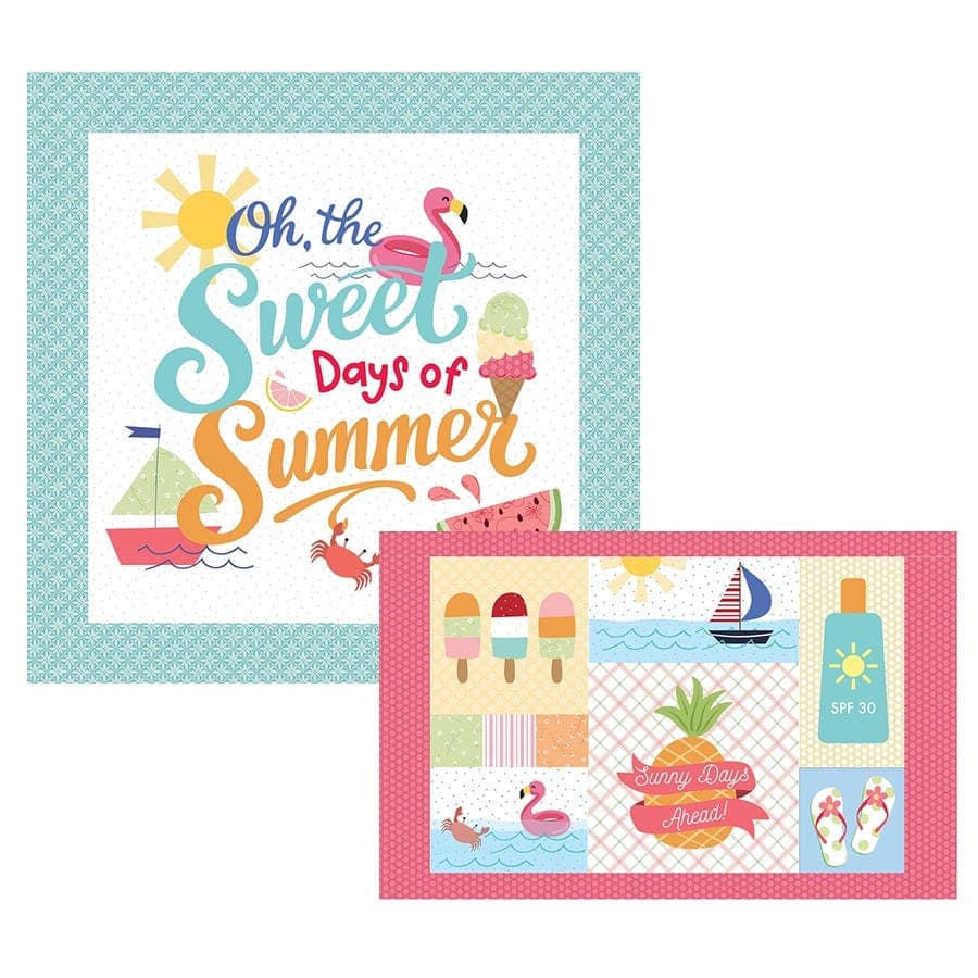 Sweet Days of Summer Pillow Set Machine Embroidery Pattern Pre-order — image 1
