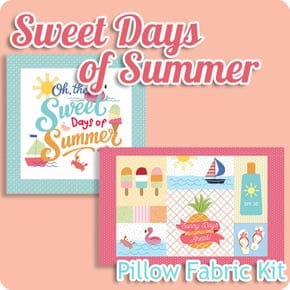 Sweet Days of Summer Pillow Set Machine Embroidery Pattern Pre-order — image 2