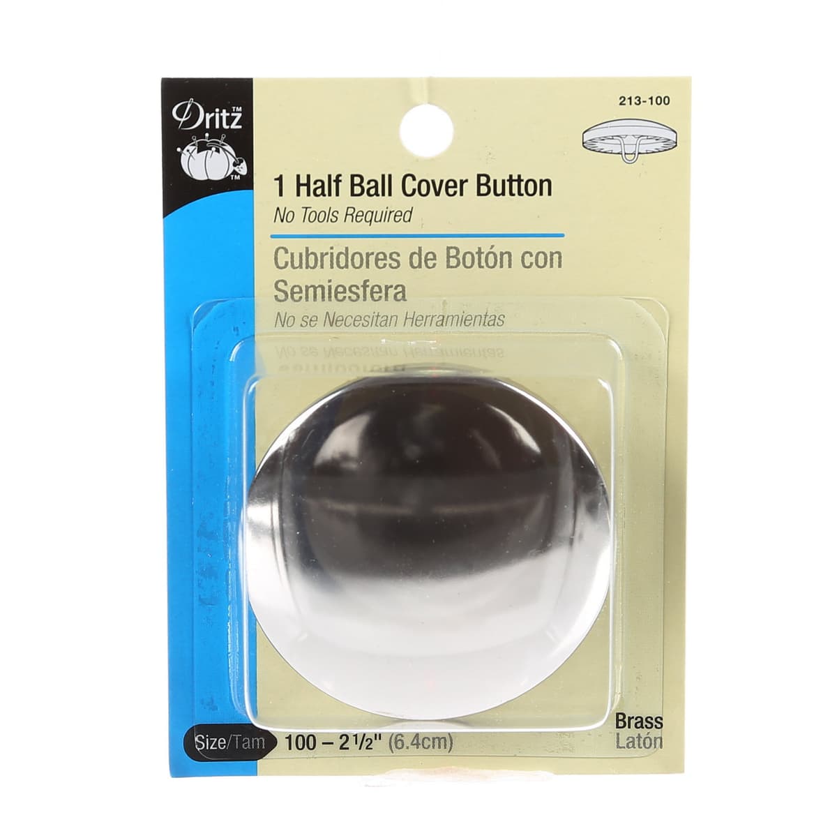 Half Ball Cover Tuffet Button