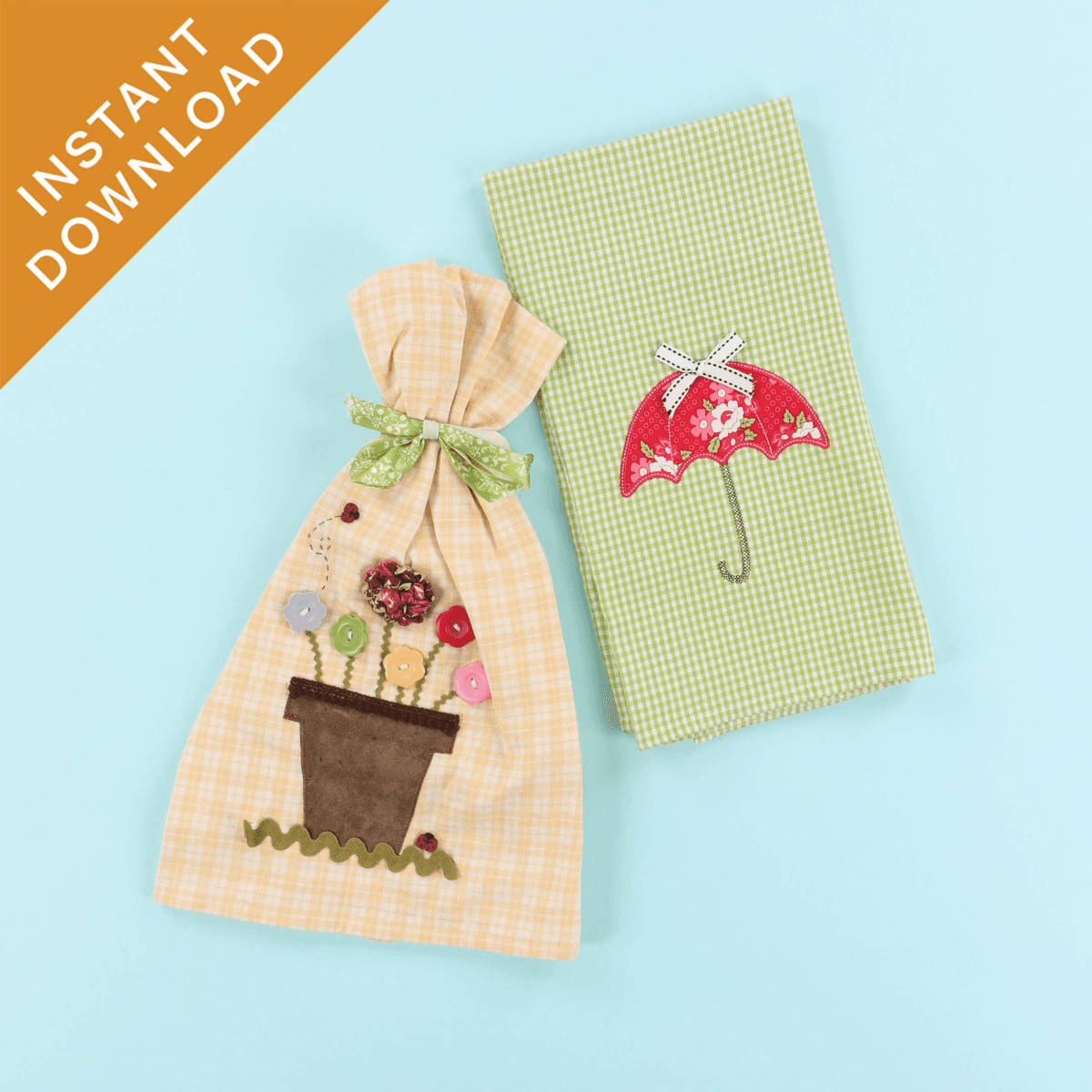 April Showers Tea Towel Set