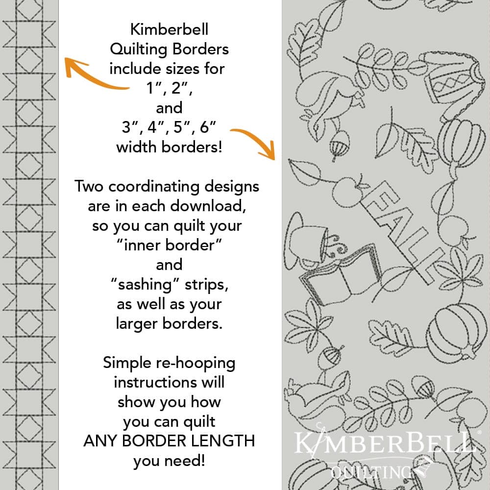 Autumn Border 2 - Background Quilting