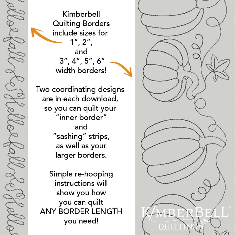 Autumn Border 3 - Background Quilting