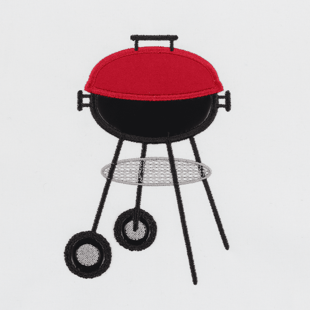 BBQ Grill Applique 1
