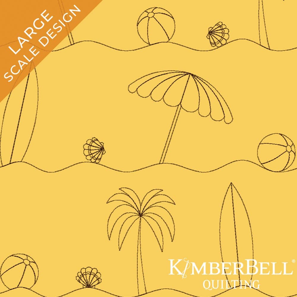 Beach 1 - Background Quilting