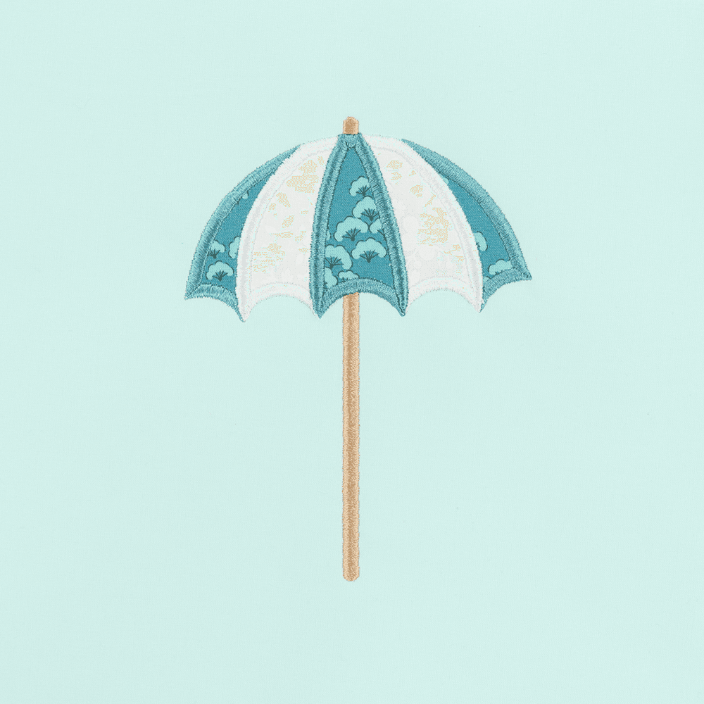 Beach Umbrella Applique 1