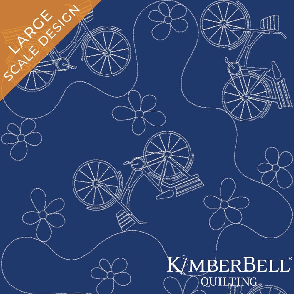 Bicycle 1 - Background Quilting