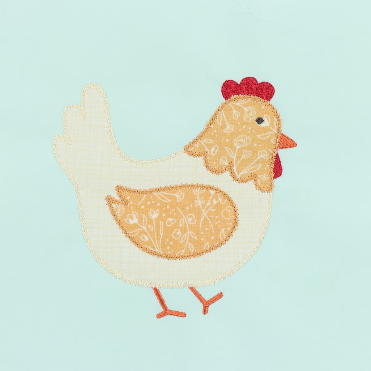 Chicken Applique 1