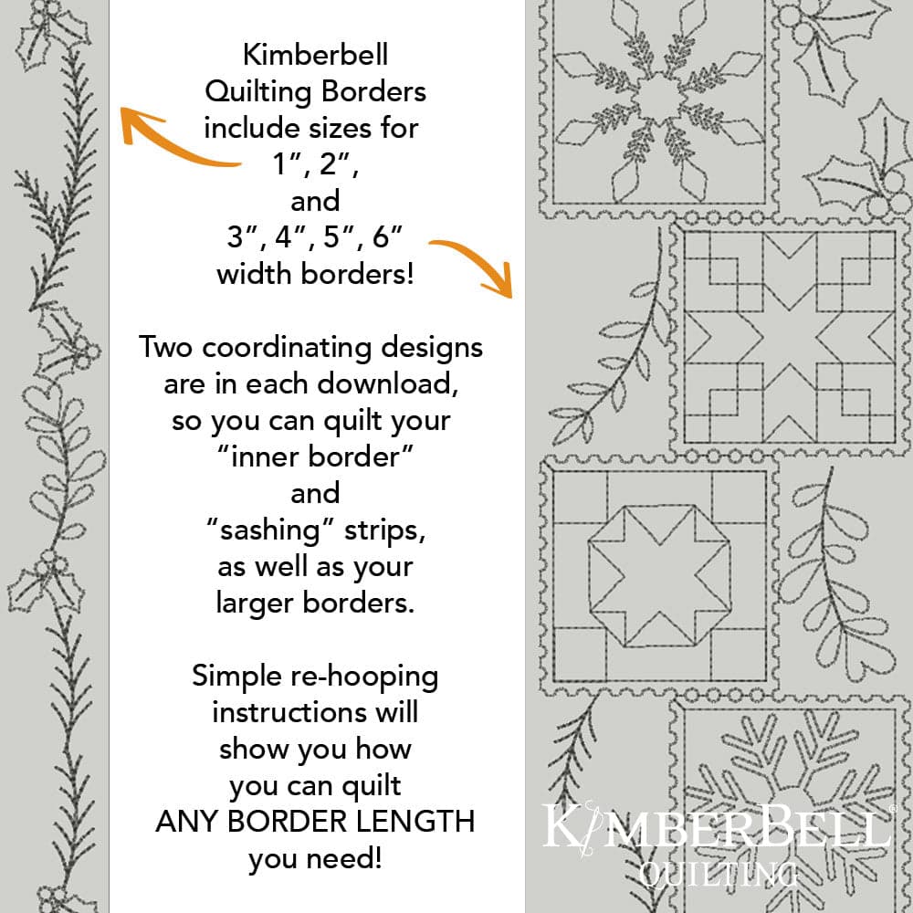 Christmas Border 7 - Background Quilting