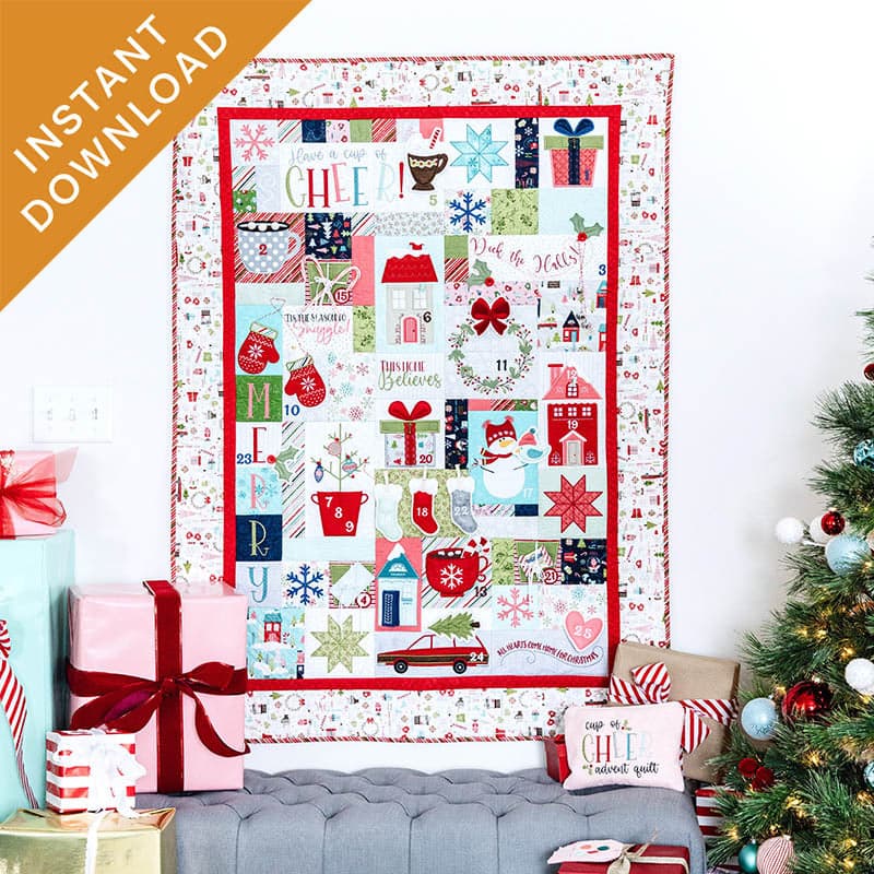 Cup of Cheer Advent Quilt