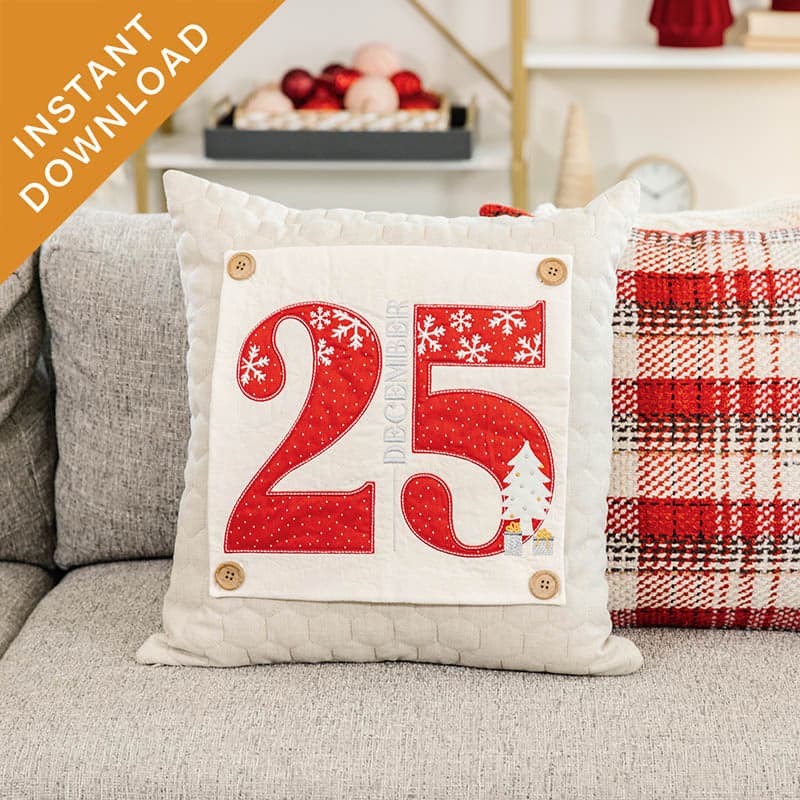 December 25th Pillow Panel