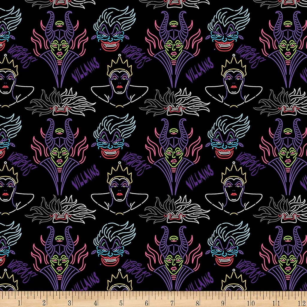 Disney Villain Outline - Cotton Fabric — image 3