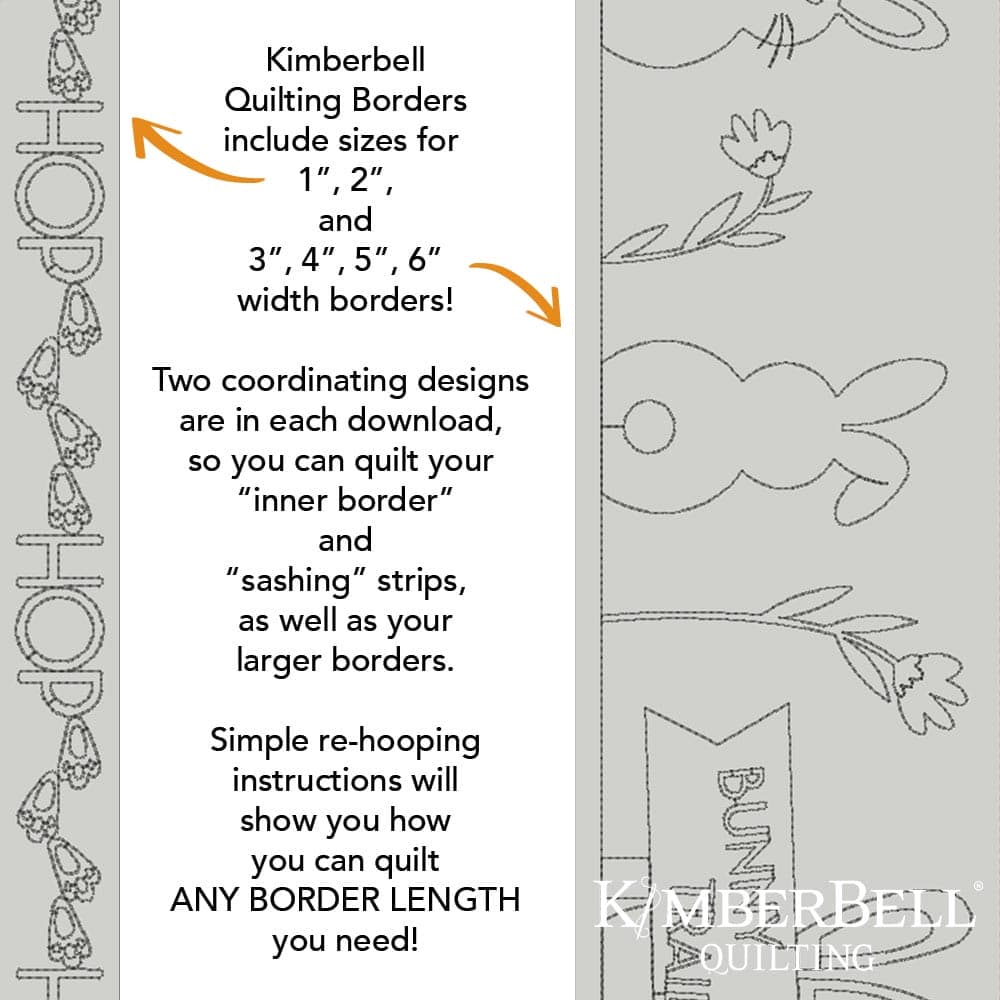 Easter Border 2 - Background Quilting
