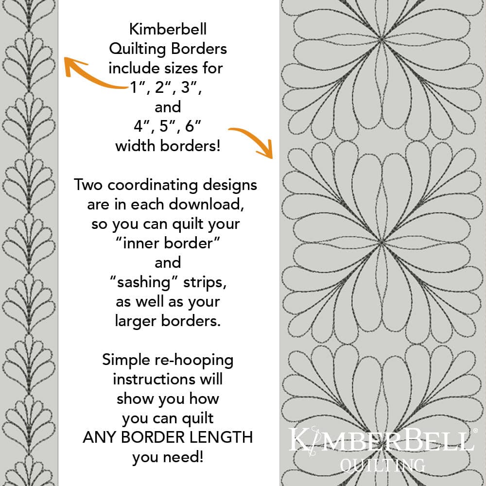 Feather Border 1 - Background Quilting