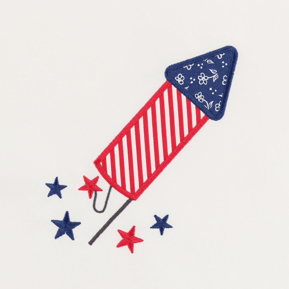 Firework Rocket Applique 1
