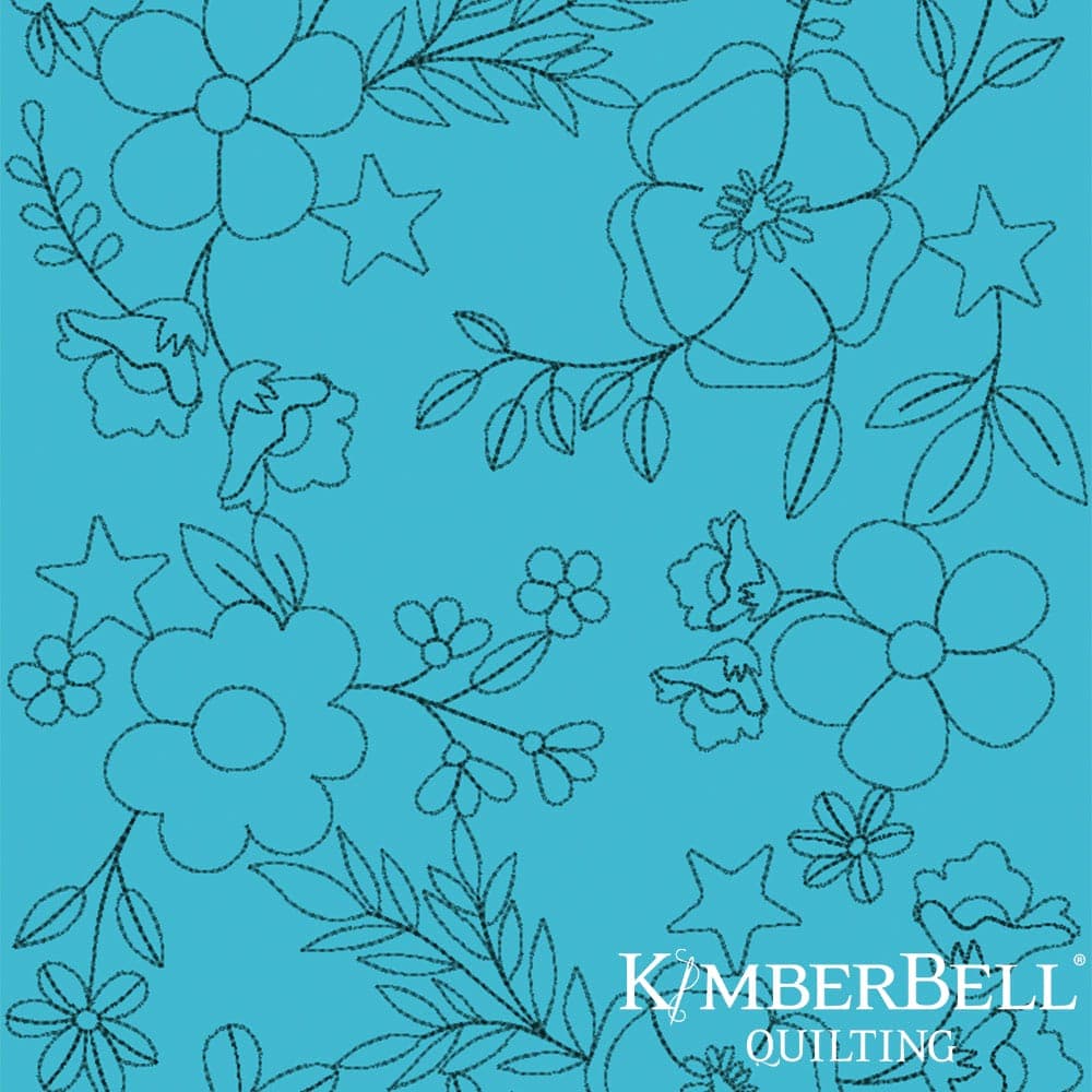 Floral 14 - Background Quilting