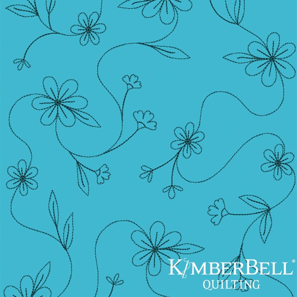 Floral 16 - Background Quilting