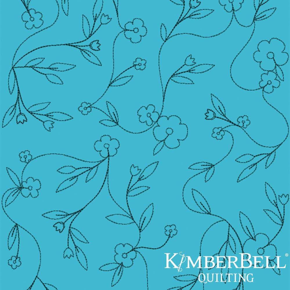 Floral 8 - Background Quilting
