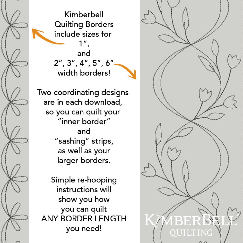 Floral Border 3 - Background Quilting