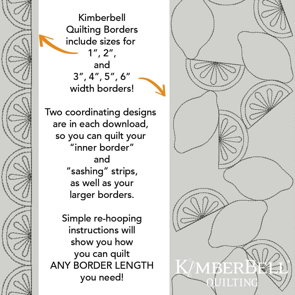 Fruit Border 1 - Background Quilting