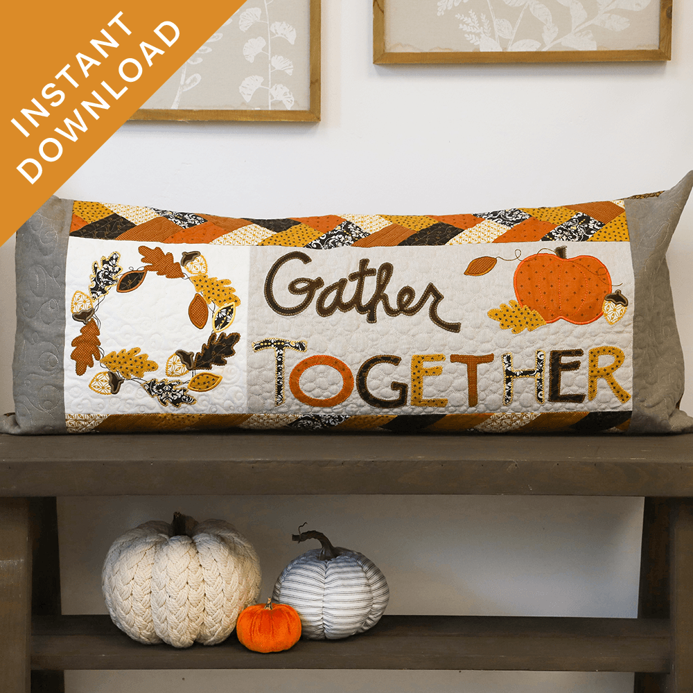 Gather Together Bench Pillow