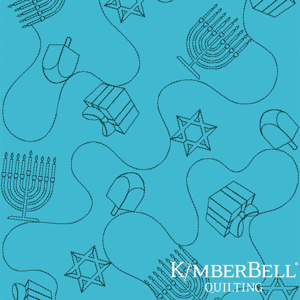 Hanukkah 1 - Background Quilting