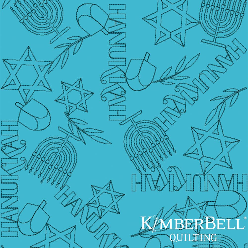Hanukkah 2 - Background Quilting