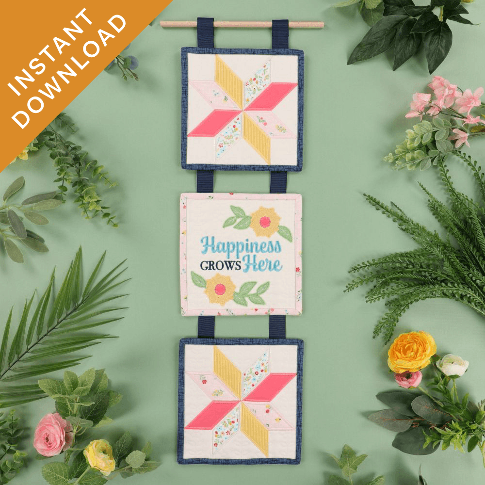 Happiness Grows Wall Hanging