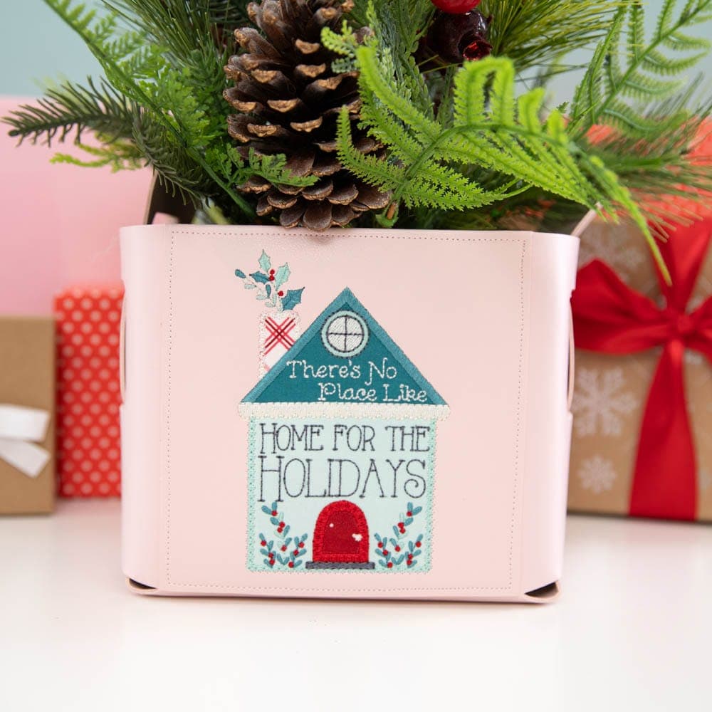 Holiday Home Applique Design
