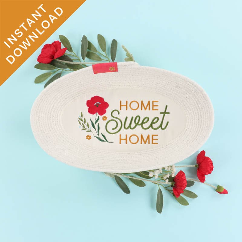 Home Sweet Home Rope Bowl