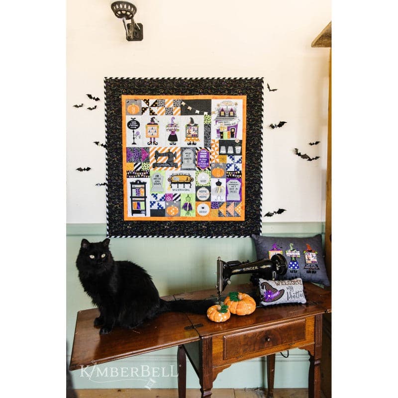 Hometown Halloween Candy Corn Quilt Shoppe Kit - Fabric Only — image 2