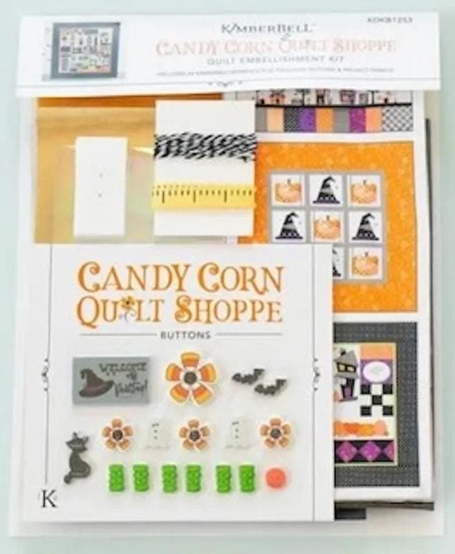 Hometown Halloween Candy Corn Quilt Shoppe Kit - Fabric Only — image 3