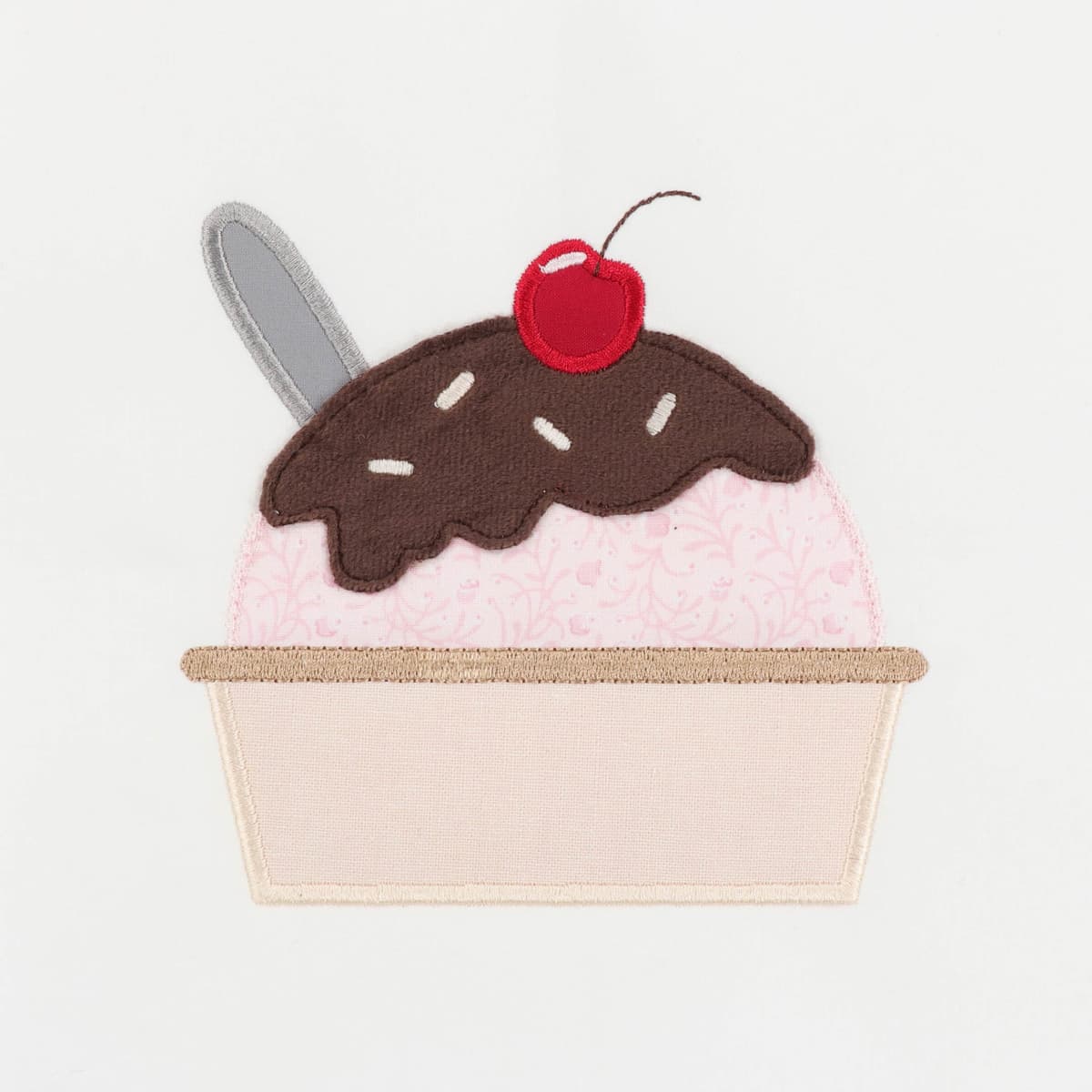Ice Cream Sundae Applique 3