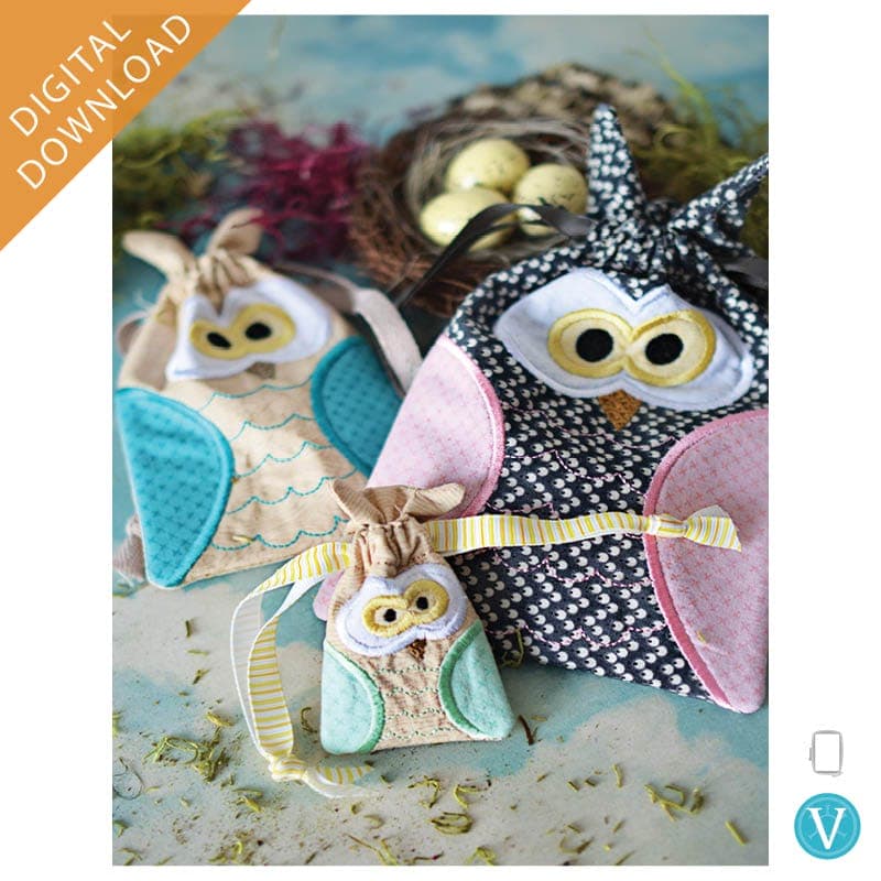 It's a Cinch Gift Bags: Woodland Animals Owl