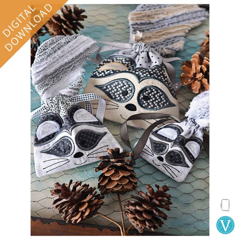 It's a Cinch Gift Bags: Woodland Animals Raccoon