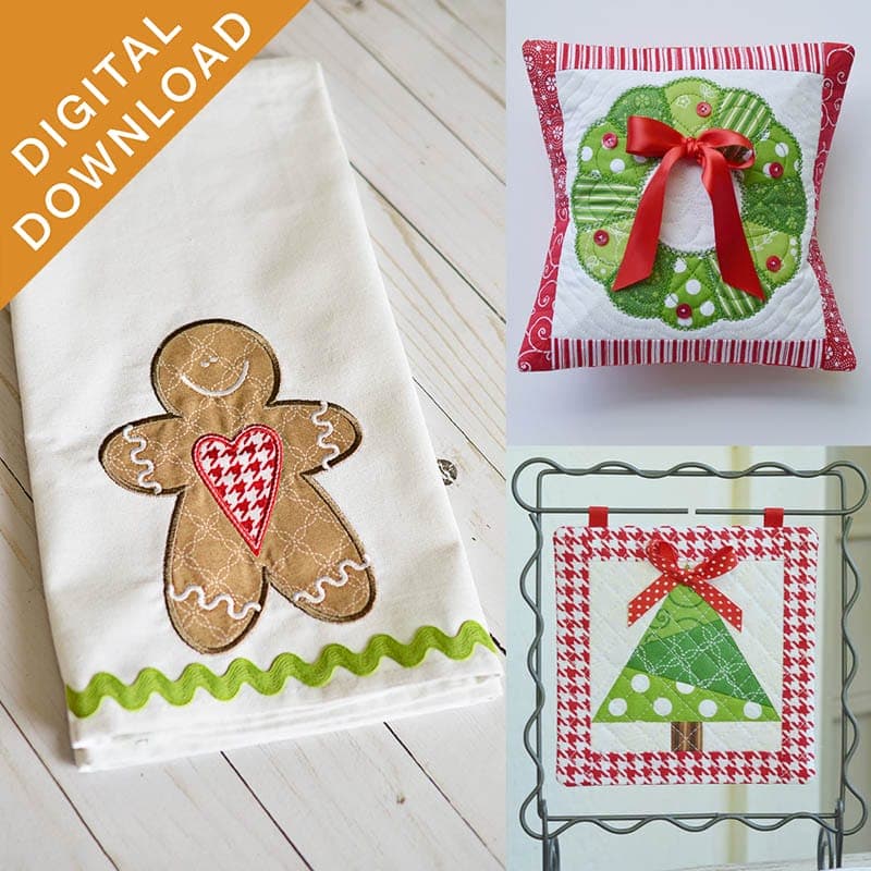 Kimberbell Classic, Vol. 2, Merry & Bright Machine - 3 Designs