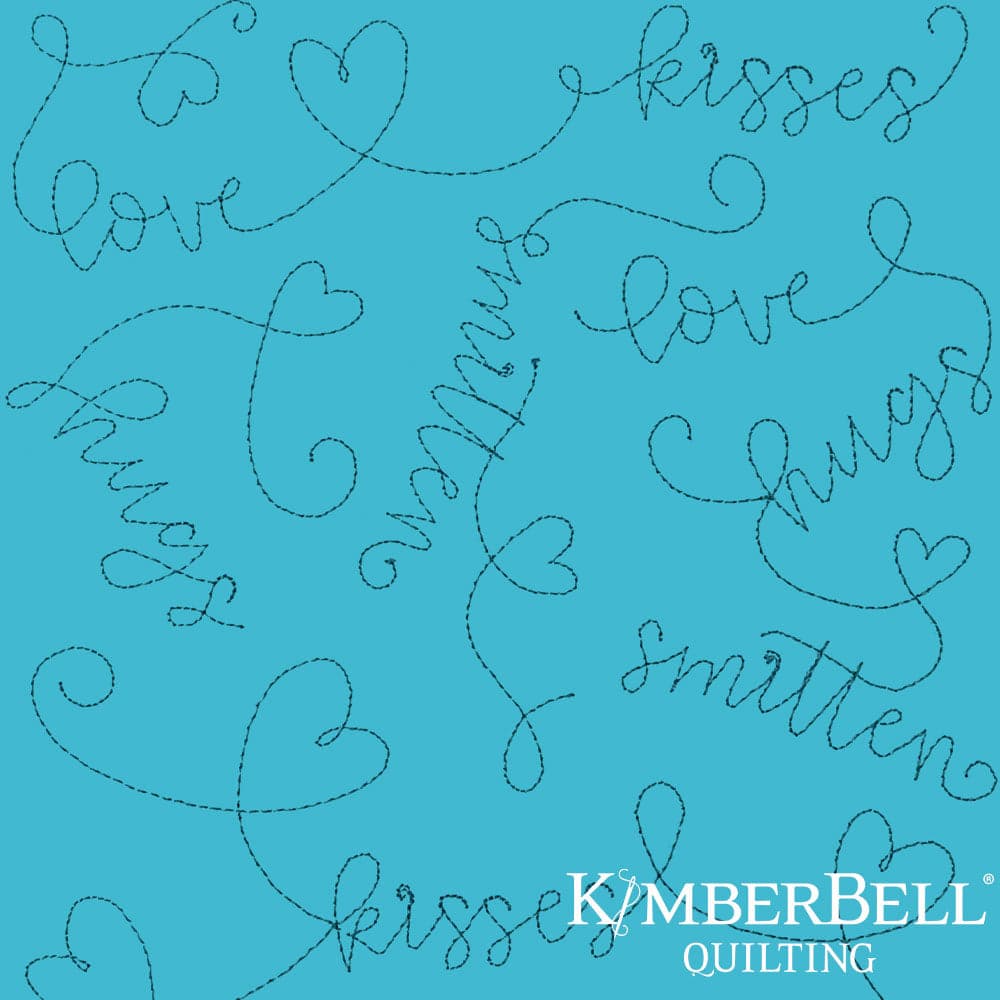 Valentine Words 1 - Background Quilting