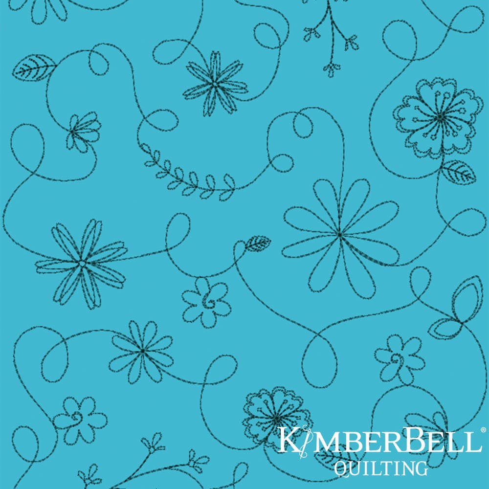 Floral 1 - Background Quilting