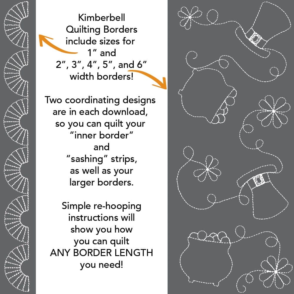 St Patricks Border 1 - Background Quilting